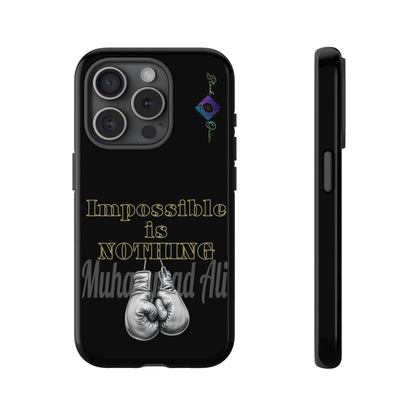 BlackOnion Brand New Phone Case - with Motivational Workout Motif ’Impossible ‘💪🔥🫵
