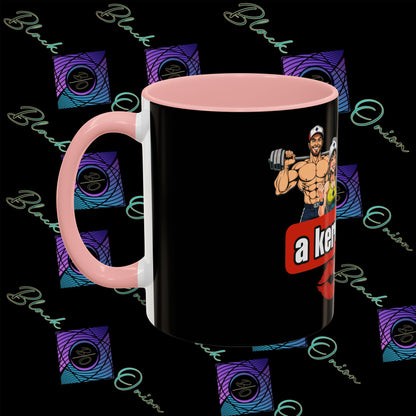 BlackOnion Coffee Mug - 11oz with Workout Motif ‘Az igazi férfi’🔥💪🫵