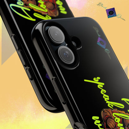 BlackOnion Brand New Phone Case - with Motivational Workout Motif ‘Actions speak lauder ‘💪🔥🫵