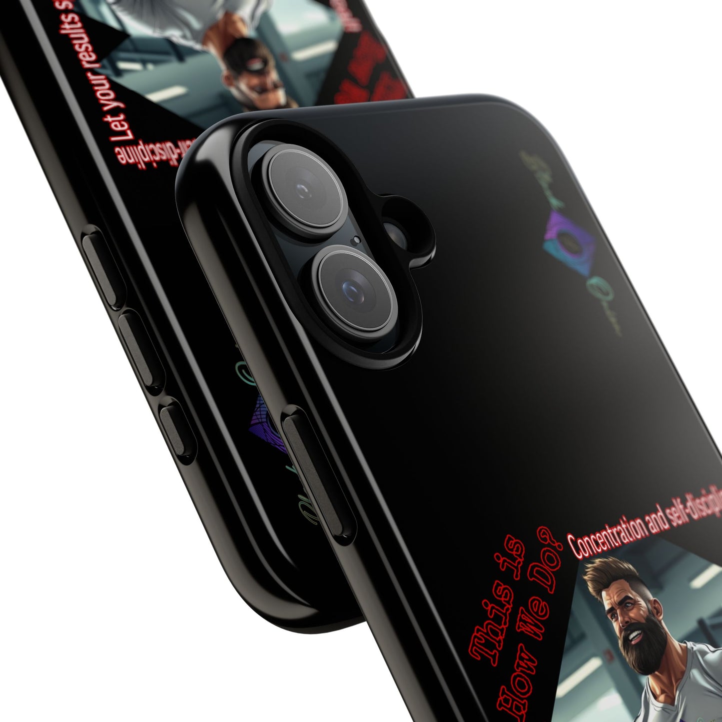 BlackOnion Brand New Phone Case - with Motivational Workout Motif’Unstoppable ‘💪🔥🫵