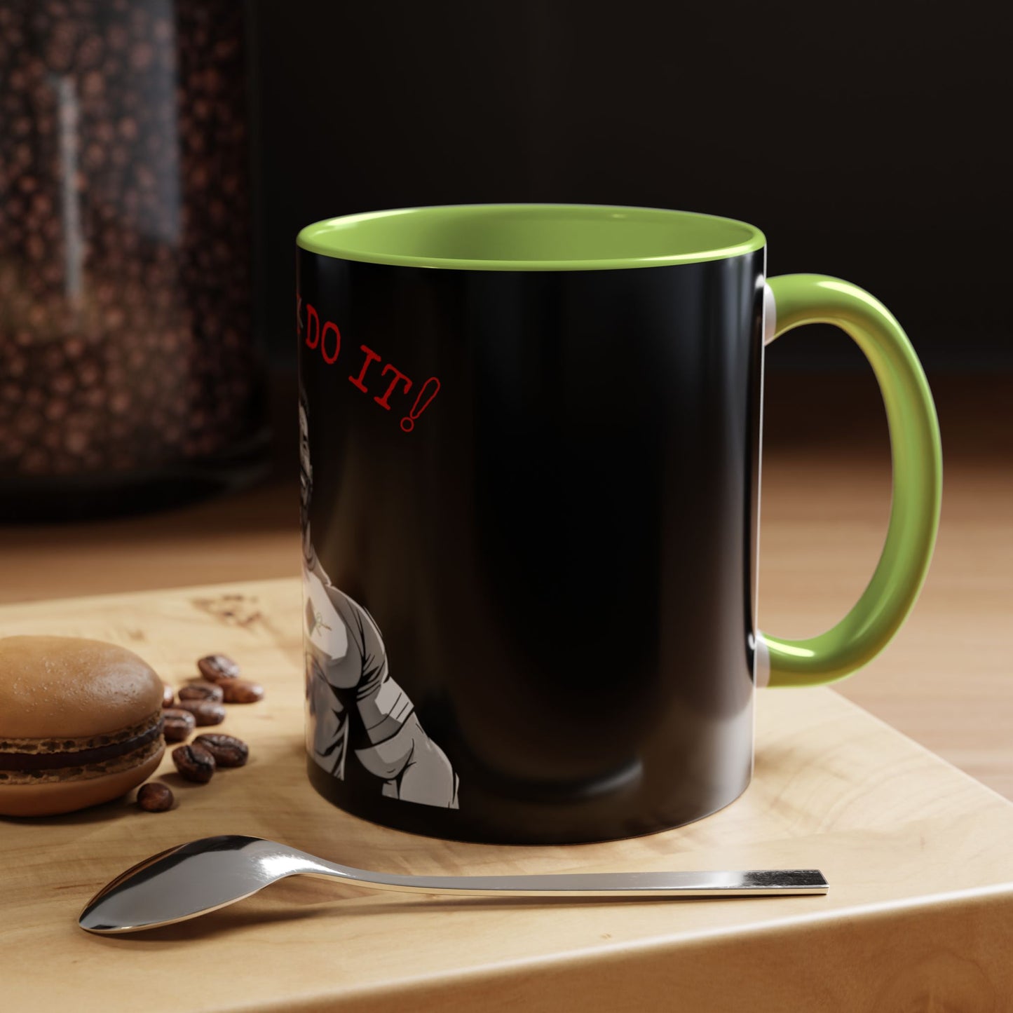 BlackOnion Coffee Mug 2 with Workout Motif ‘I Can Do It V2’🫵🔥💪