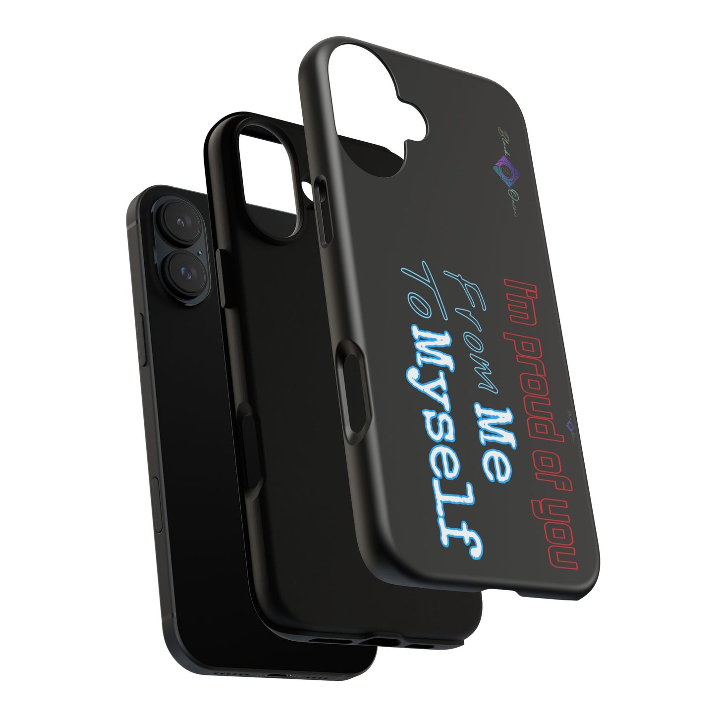 BlackOnion Brand New Phone Case - with Motivational Workout Motif’I’m proud of you ‘💪🔥🫵