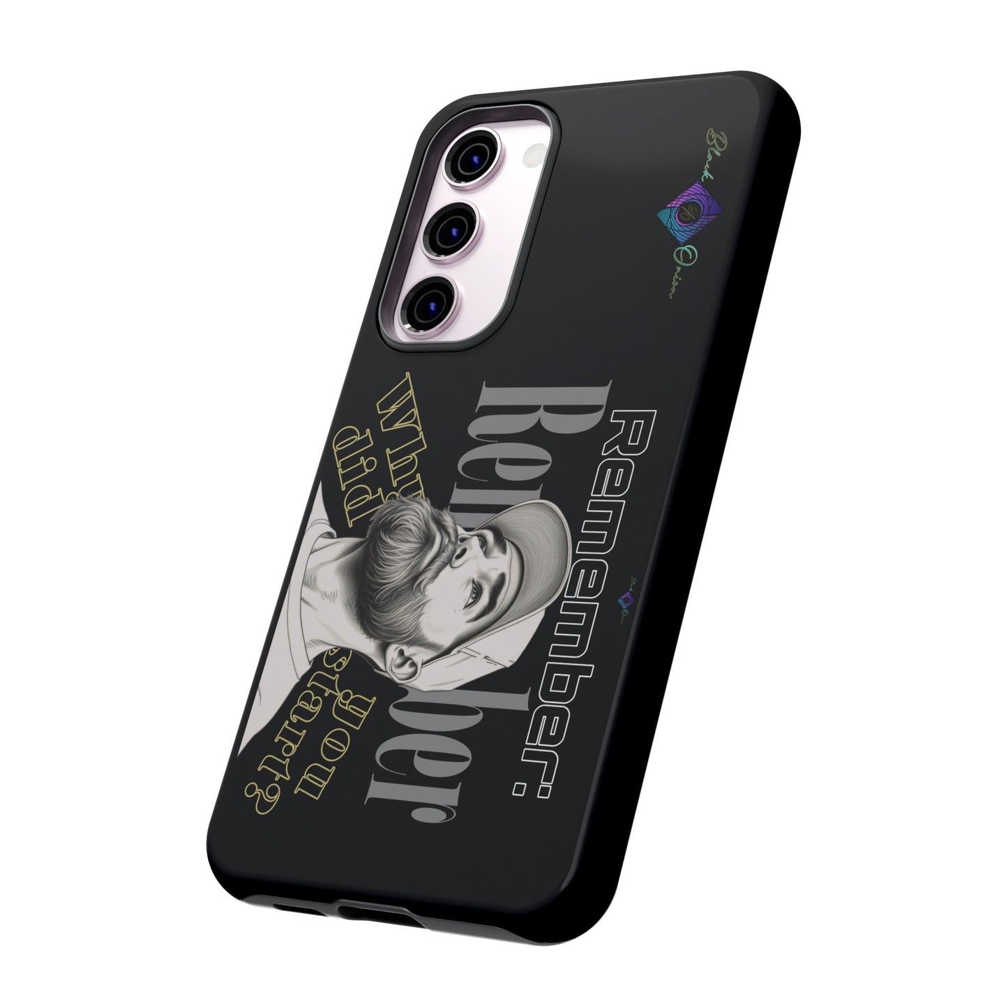 BlackOnion Brand New Phone Case - with Motivational Workout Motif’Remember ‘💪🔥🫵