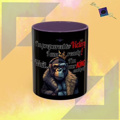 BlackOnion Coffee Mug 2 with Workout Motif ‘Victory V2’🫵🔥💪