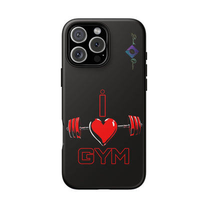 BlackOnion Brand New Phone Case - with Motivational Workout Motif’I Love Gym ‘💪🔥🫵