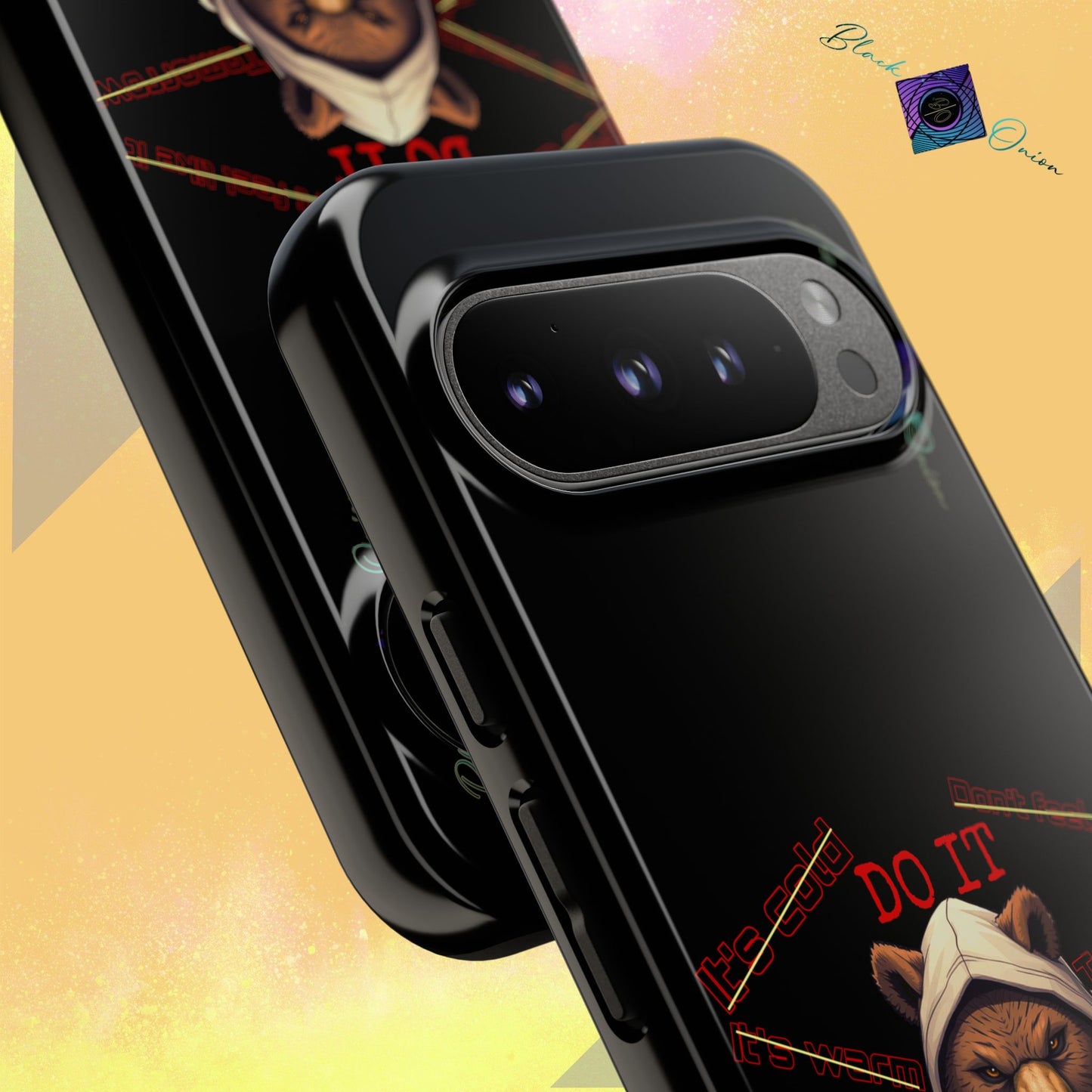 BlackOnion Brand New Phone Case - with Motivational Workout Motif’Do it ‘💪🔥🫵