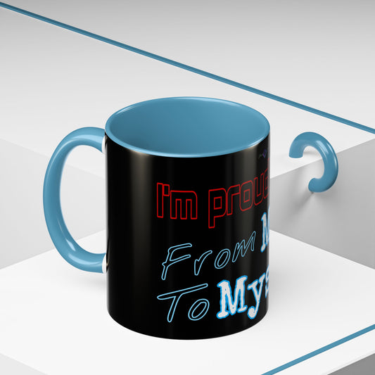 BlackOnion Coffee Mug 2 with Workout Motif ‘ I’m proud of you’🫵🔥💪