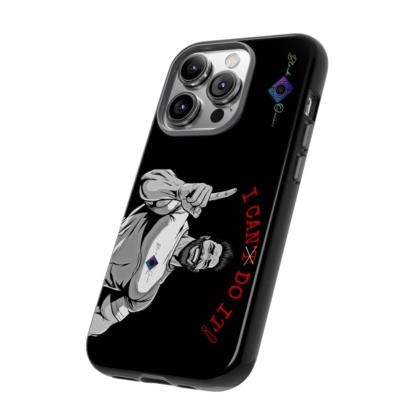 BlackOnion Brand New Phone Case - with Motivational Workout Motif’I Can Do It ‘💪🔥🫵
