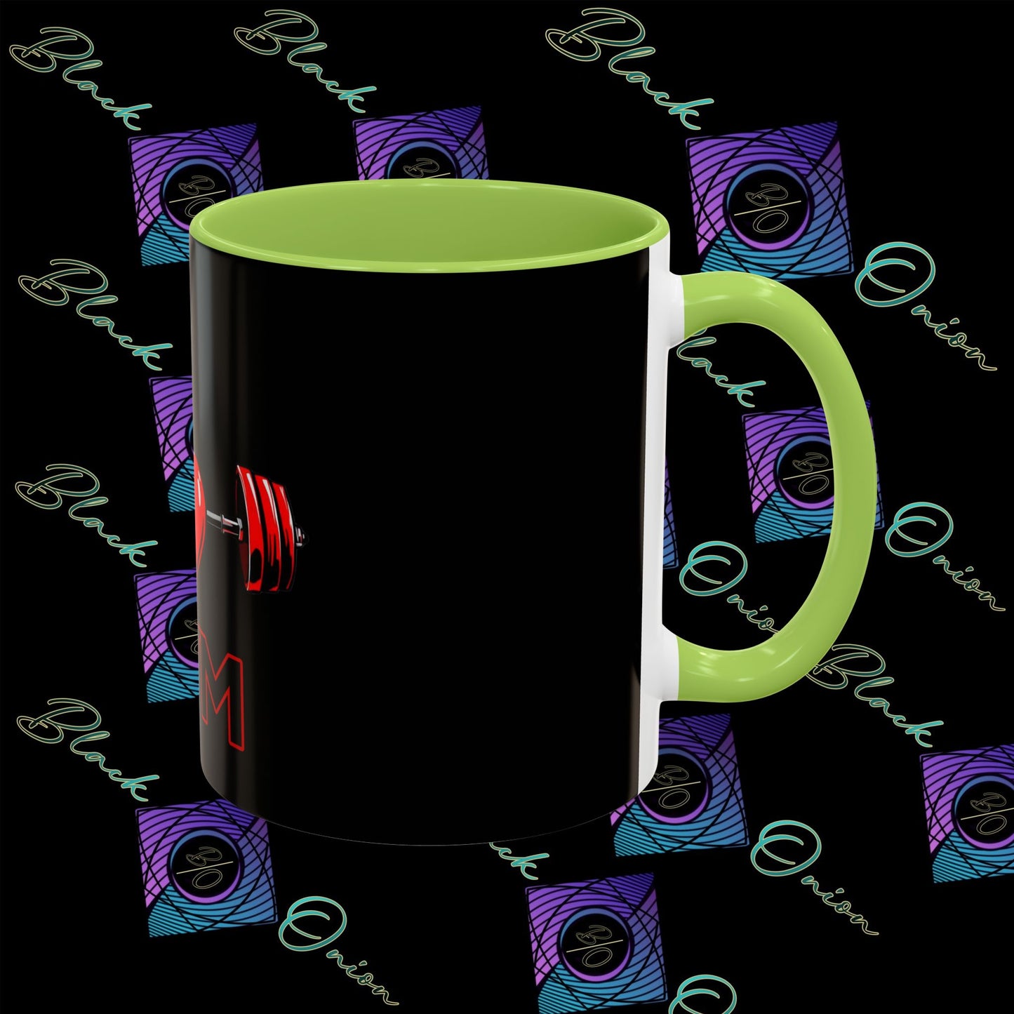 BlackOnion Coffee Mug Serial 2 with Workout Motif ‘I Love Gym ’🫵🔥💪