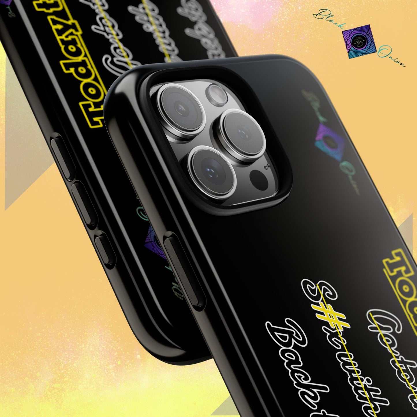 BlackOnion Brand New Phone Case - with Motivational Workout Motif’Today to do list ‘💪🔥🫵