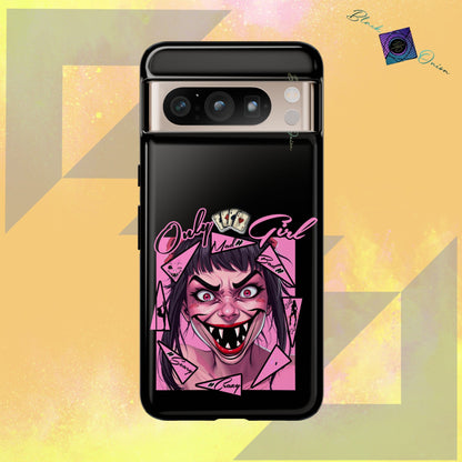 BlackOnion Brand New Phone Case - with Motivational Workout Motif’ Mad Girl💋🌸 ‘🔥🫵