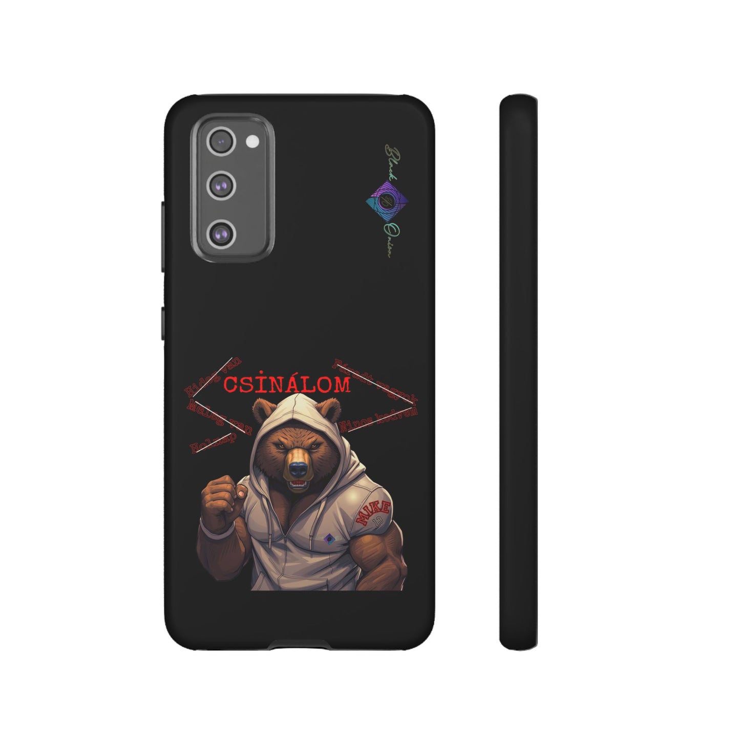 BlackOnion Brand New Phone Case - with Motivational Workout Motif ‘Csinálom ‘💪🔥🫵