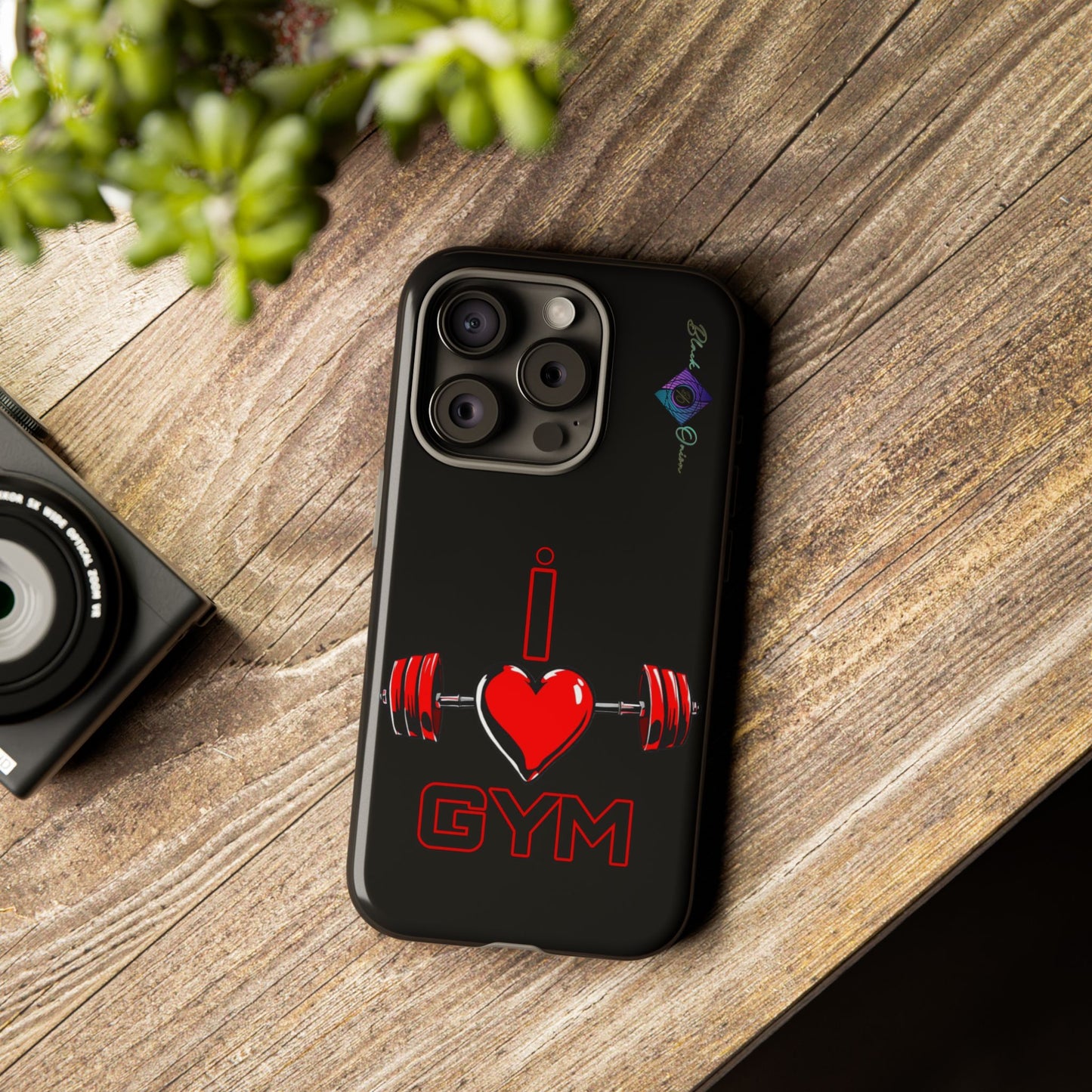 BlackOnion Brand New Phone Case - with Motivational Workout Motif’I Love Gym ‘💪🔥🫵