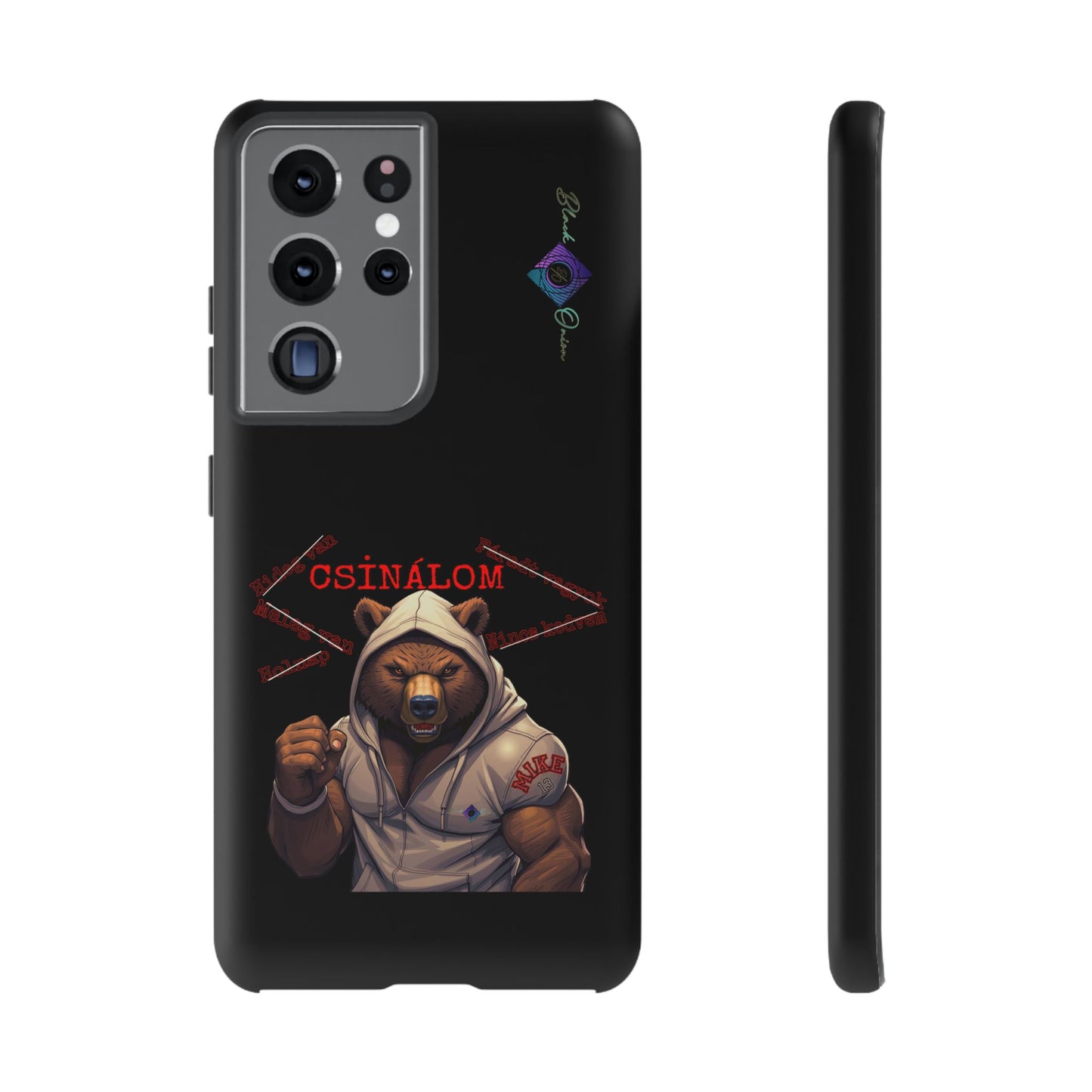 BlackOnion Brand New Phone Case - with Motivational Workout Motif ‘Csinálom ‘💪🔥🫵
