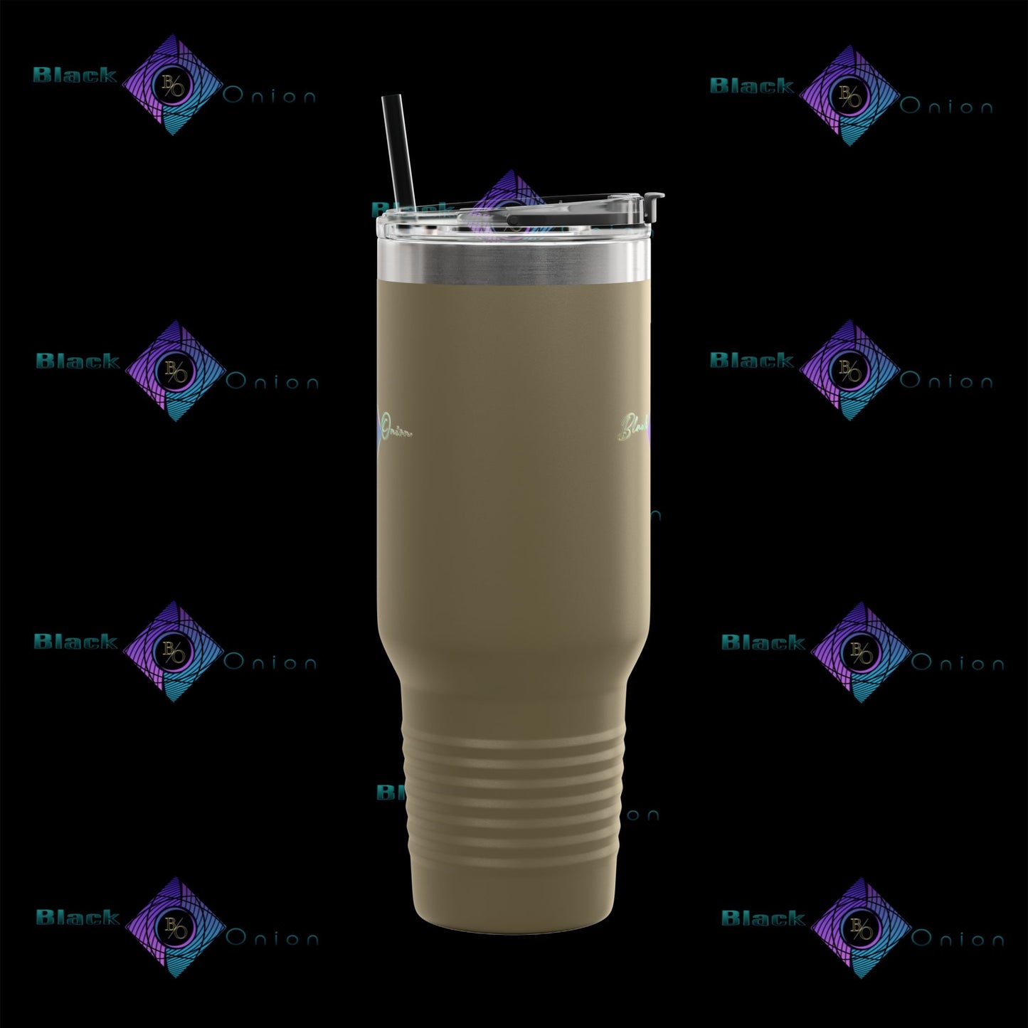 BlackOnion Travel Mug - 40oz with Straw