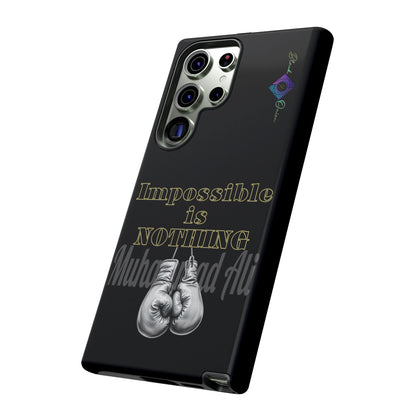 BlackOnion Brand New Phone Case - with Motivational Workout Motif ’Impossible ‘💪🔥🫵