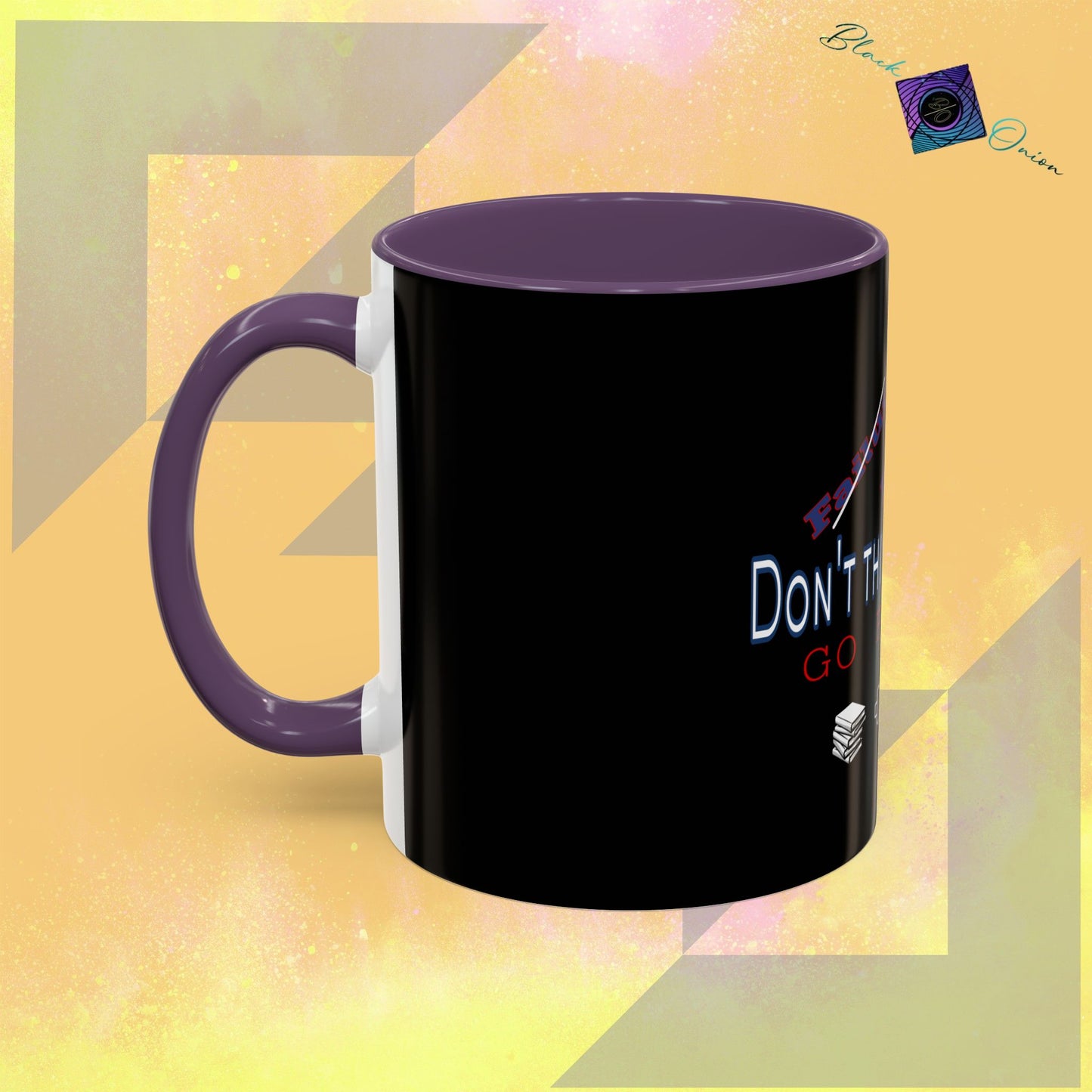 BlackOnion Coffee Mug Serial 2 with Workout Motif ‘Don’t think ‘🫵🔥💪