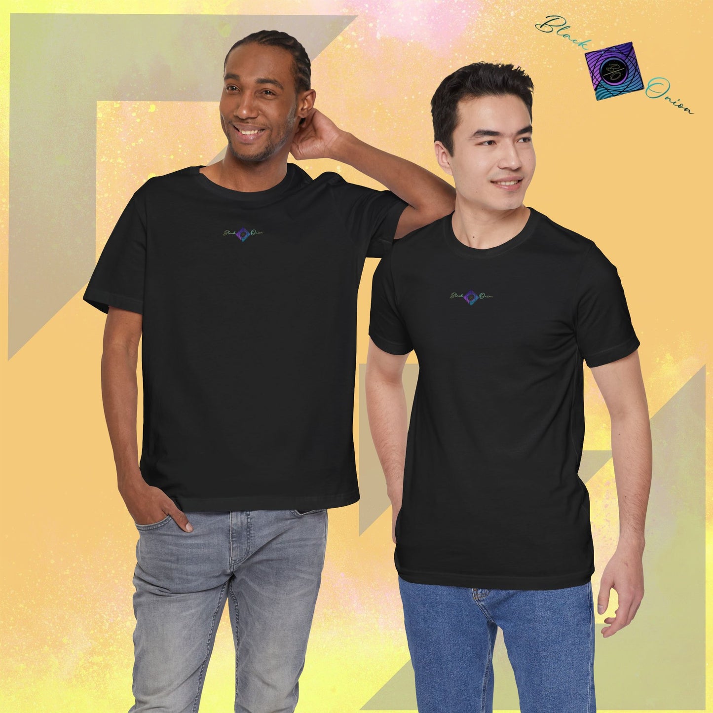 BlackOnion T-Shirt with Workout Motif “Let me be your Hero” 🫵🔥💪