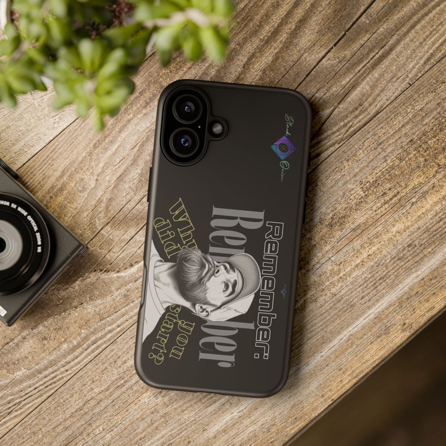BlackOnion Brand New Phone Case - with Motivational Workout Motif’Remember ‘💪🔥🫵