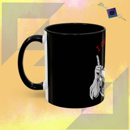 BlackOnion Coffee Mug - 11oz with Workout Motif ‘I Can Do It ’🔥💪🫵