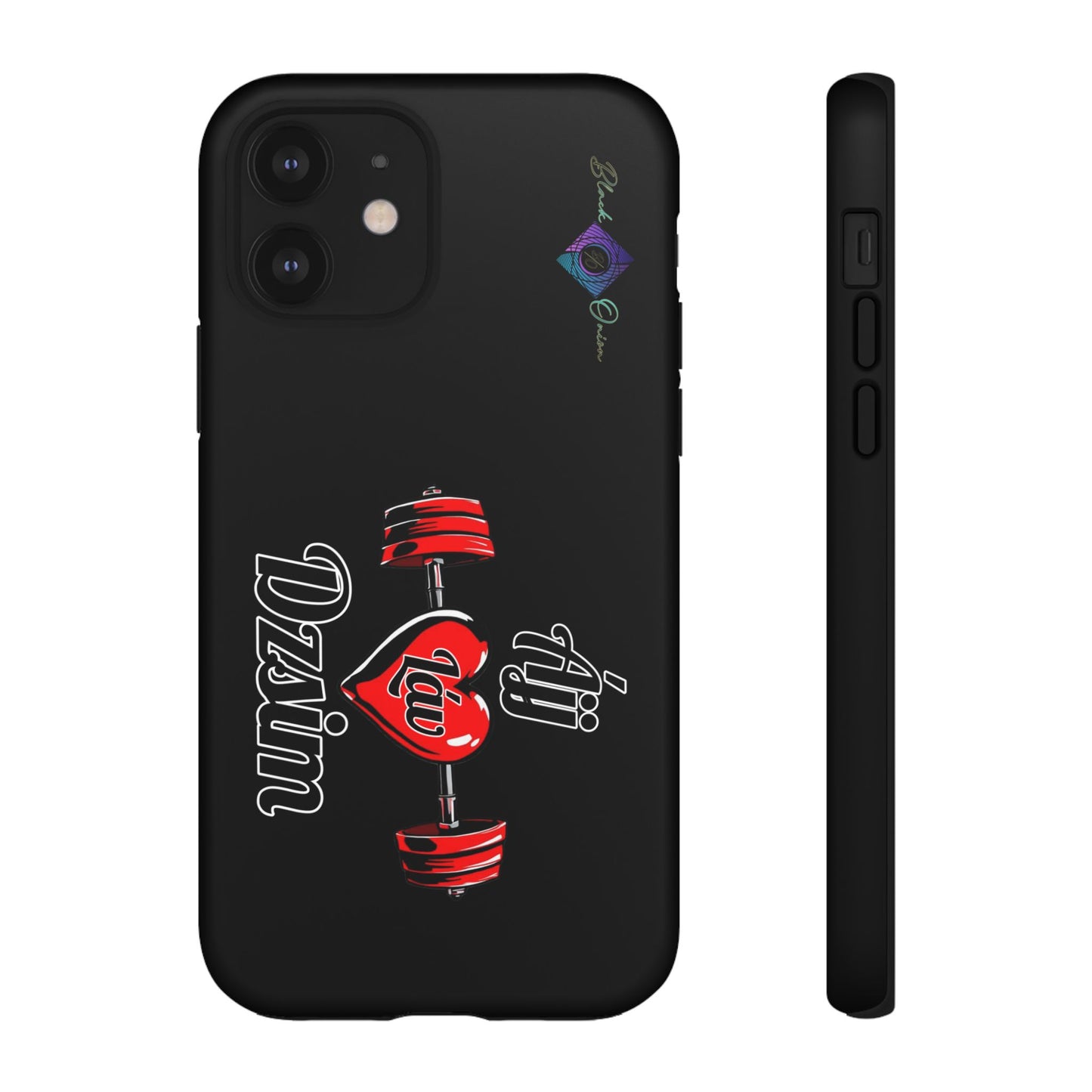 BlackOnion Brand New Phone Case - with Motivational Workout Motif’Ájj Láv Dzsim ‘💪🔥🫵