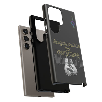 BlackOnion Brand New Phone Case - with Motivational Workout Motif ’Impossible ‘💪🔥🫵