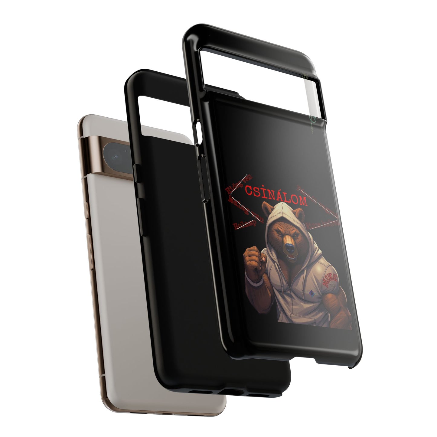 BlackOnion Brand New Phone Case - with Motivational Workout Motif ‘Csinálom ‘💪🔥🫵