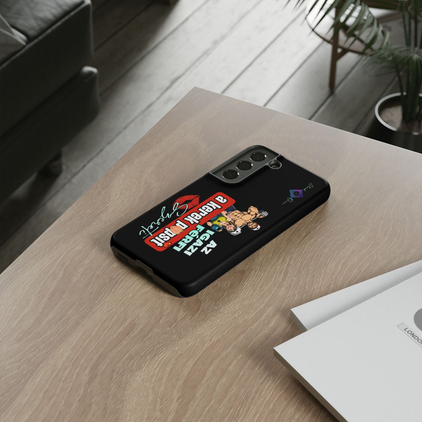 BlackOnion Brand New Phone Case - with Motivational Workout Motif ‘Az igazi férfi ‘💪🔥🫵