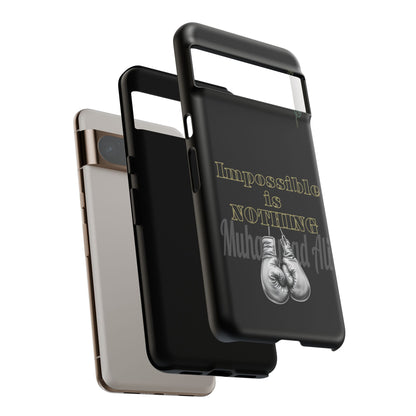 BlackOnion Brand New Phone Case - with Motivational Workout Motif ’Impossible ‘💪🔥🫵