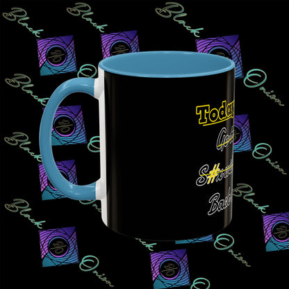 BlackOnion Coffee Mug - 11oz with Workout Motif ‘Today To Do List ’🔥💪🫵