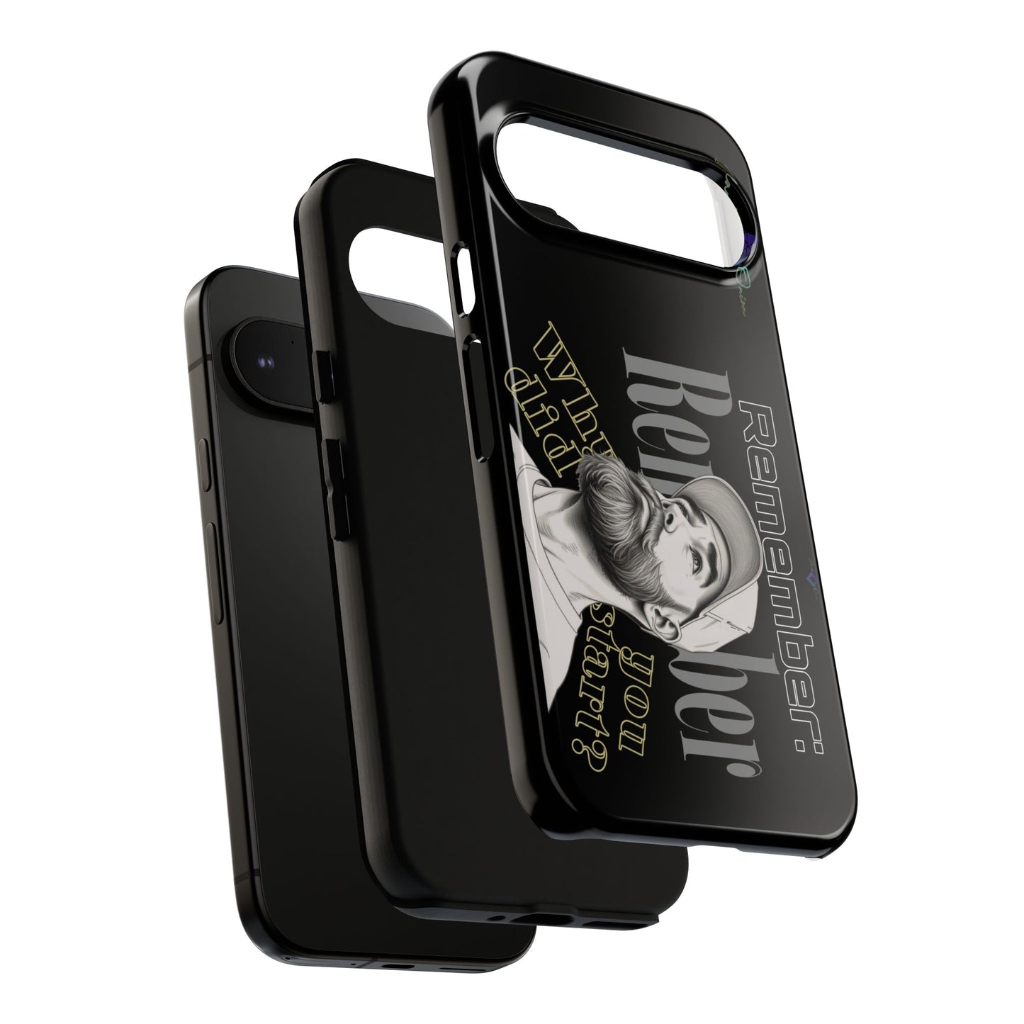 BlackOnion Brand New Phone Case - with Motivational Workout Motif’Remember ‘💪🔥🫵