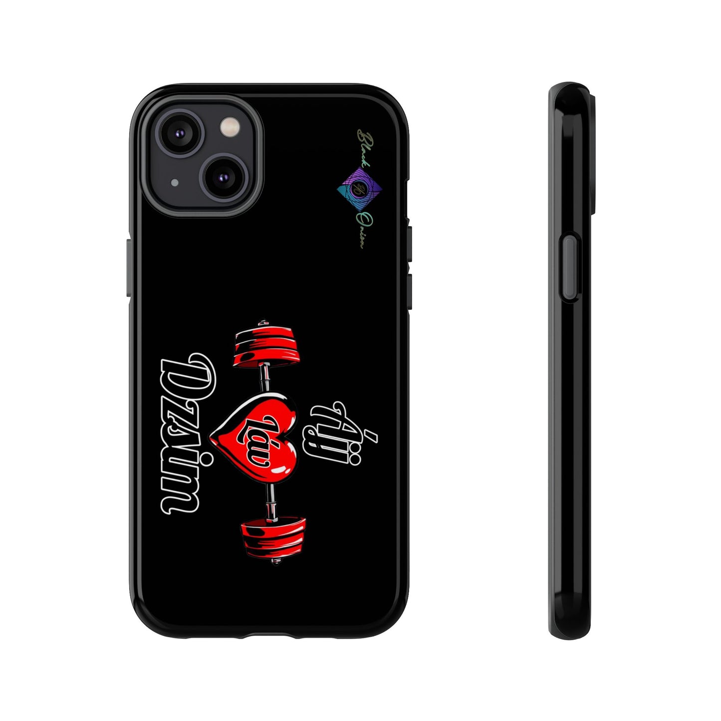 BlackOnion Brand New Phone Case - with Motivational Workout Motif’Ájj Láv Dzsim ‘💪🔥🫵