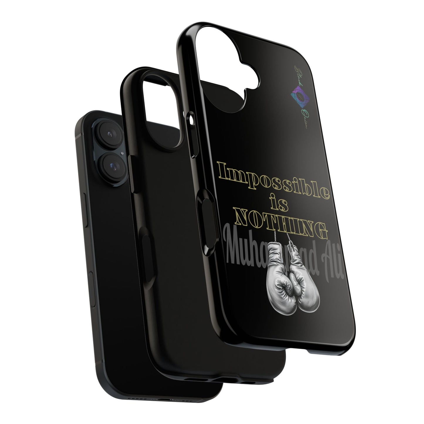 BlackOnion Brand New Phone Case - with Motivational Workout Motif ’Impossible ‘💪🔥🫵