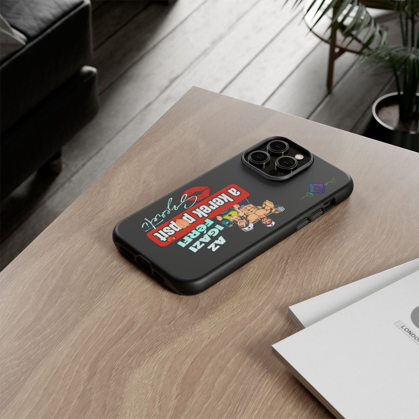 BlackOnion Brand New Phone Case - with Motivational Workout Motif ‘Az igazi férfi ‘💪🔥🫵