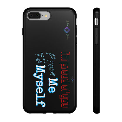 BlackOnion Brand New Phone Case - with Motivational Workout Motif’I’m proud of you ‘💪🔥🫵