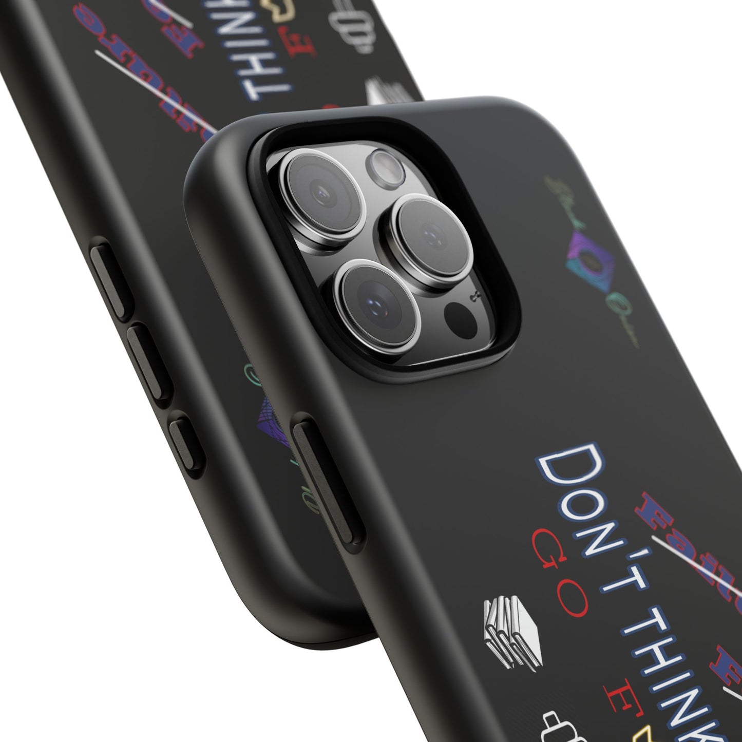 BlackOnion Brand New Phone Case - with Motivational Workout Motif’Don’t think ‘💪🔥🫵