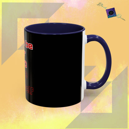 BlackOnion Coffee Mug - 11oz with Workout Motif ‘Let me be your Hero’🔥💪🫵