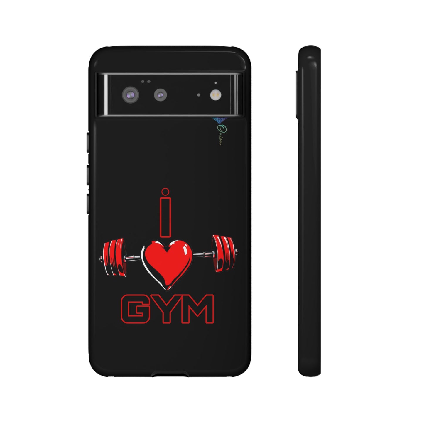 BlackOnion Brand New Phone Case - with Motivational Workout Motif’I Love Gym ‘💪🔥🫵