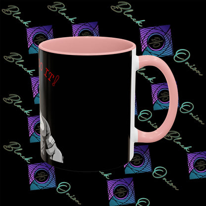 BlackOnion Coffee Mug - 11oz with Workout Motif ‘I Can Do It ’🔥💪🫵