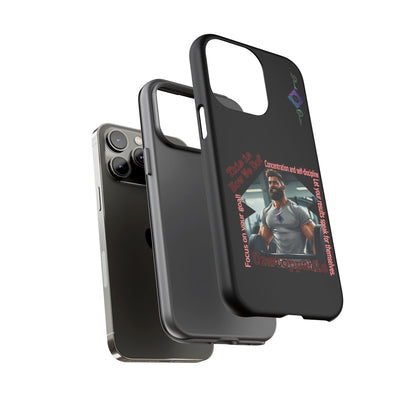 BlackOnion Brand New Phone Case - with Motivational Workout Motif’Unstoppable ‘💪🔥🫵