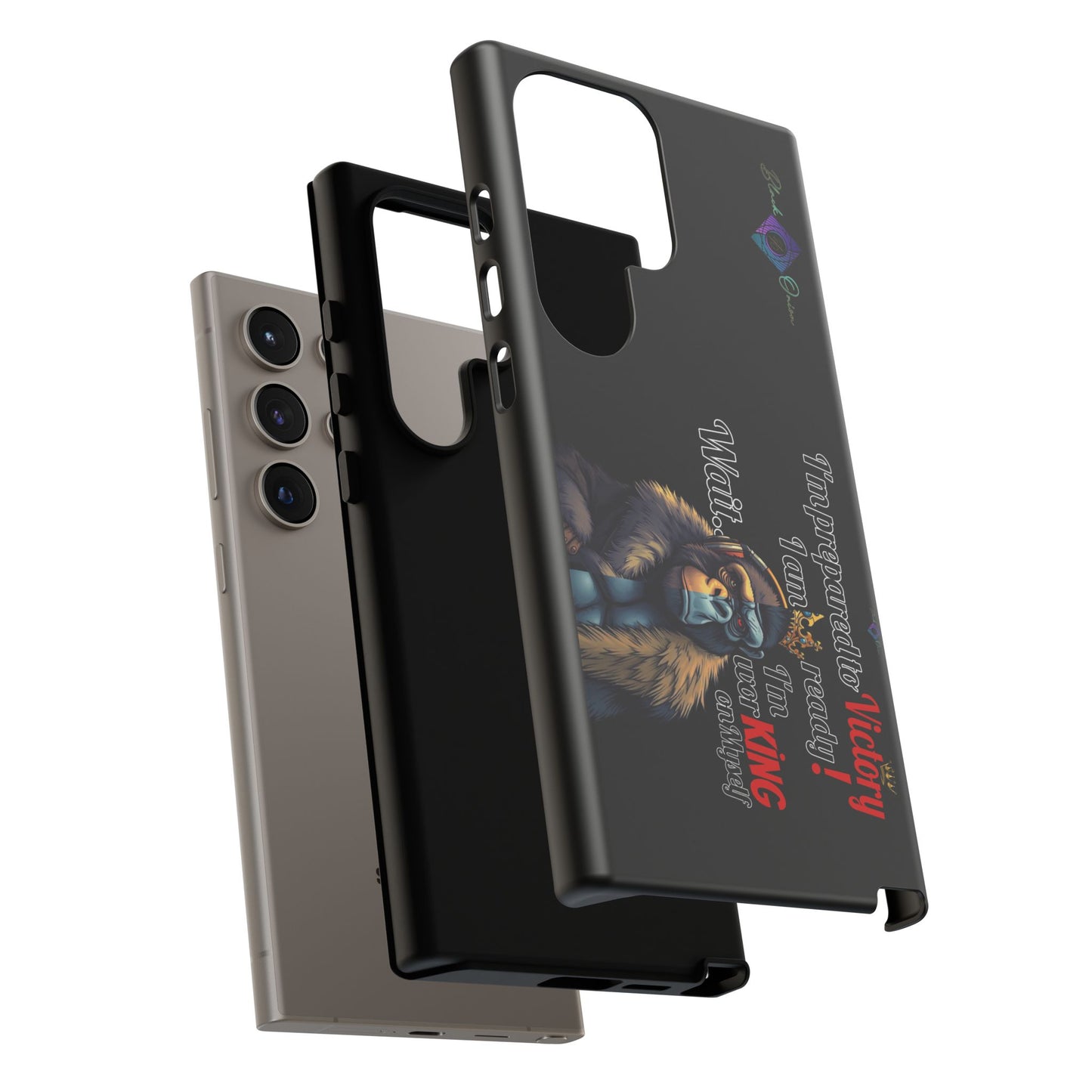 BlackOnion Brand New Phone Case - with Motivational Workout Motif’Victory 👑‘💪🔥🫵
