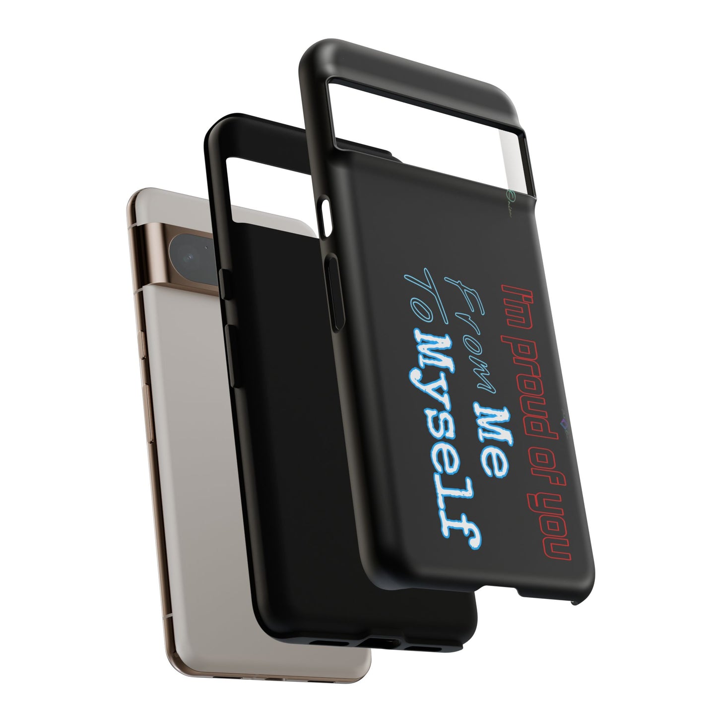 BlackOnion Brand New Phone Case - with Motivational Workout Motif’I’m proud of you ‘💪🔥🫵