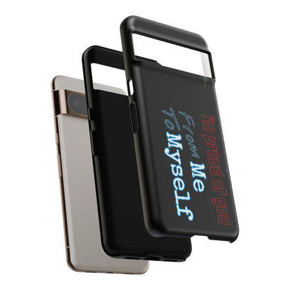 BlackOnion Brand New Phone Case - with Motivational Workout Motif’I’m proud of you ‘💪🔥🫵