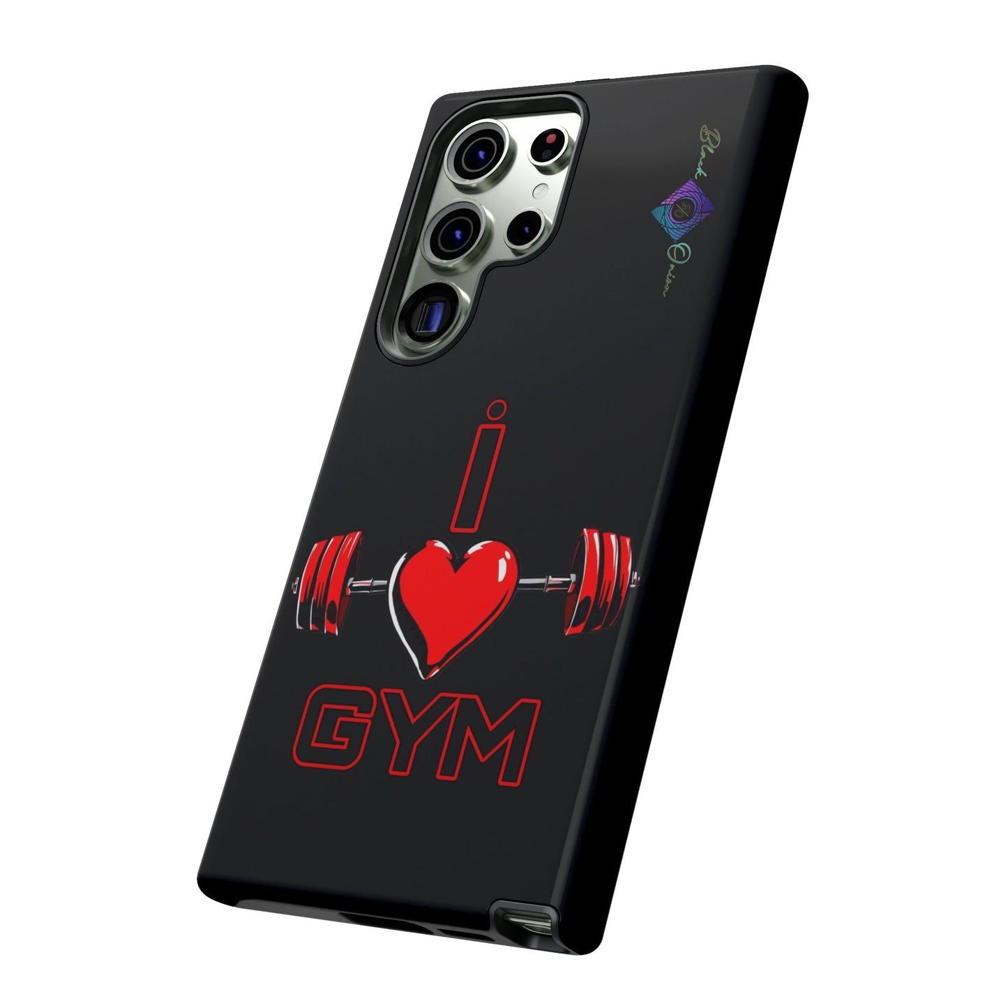 BlackOnion Brand New Phone Case - with Motivational Workout Motif’I Love Gym ‘💪🔥🫵