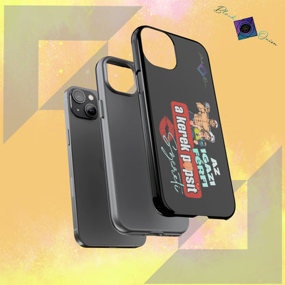 BlackOnion Brand New Phone Case - with Motivational Workout Motif ‘Az igazi férfi ‘💪🔥🫵