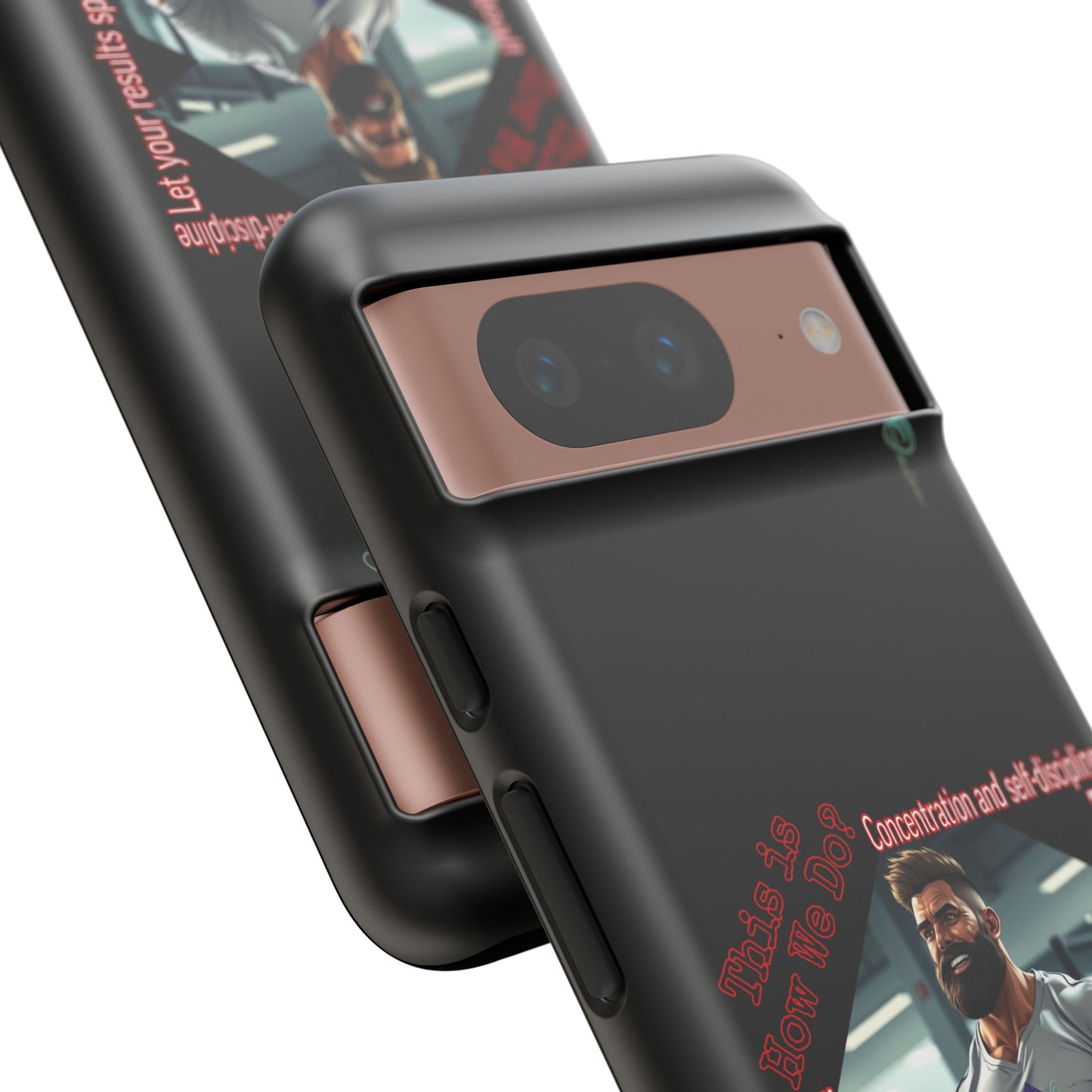 BlackOnion Brand New Phone Case - with Motivational Workout Motif’Unstoppable ‘💪🔥🫵