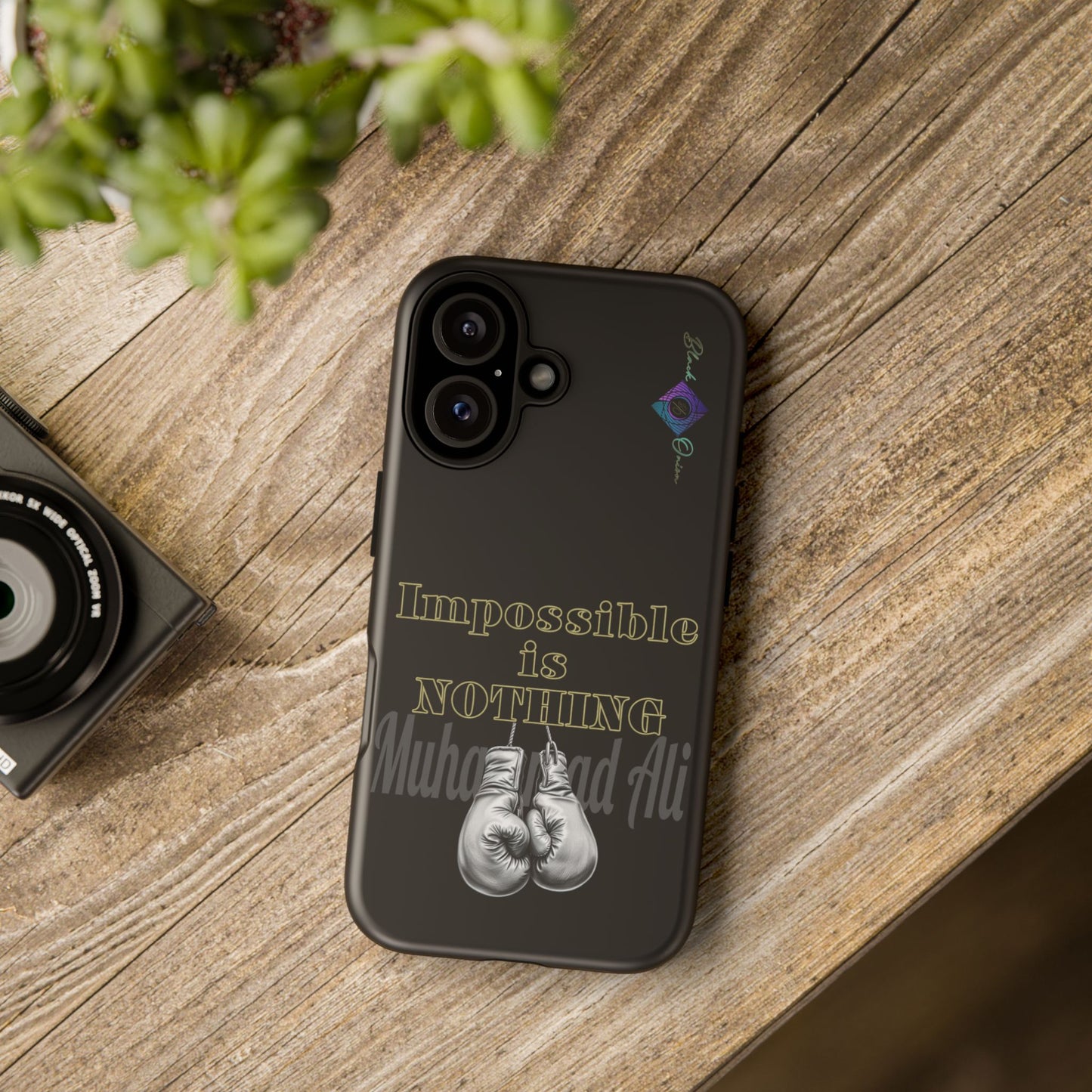 BlackOnion Brand New Phone Case - with Motivational Workout Motif ’Impossible ‘💪🔥🫵