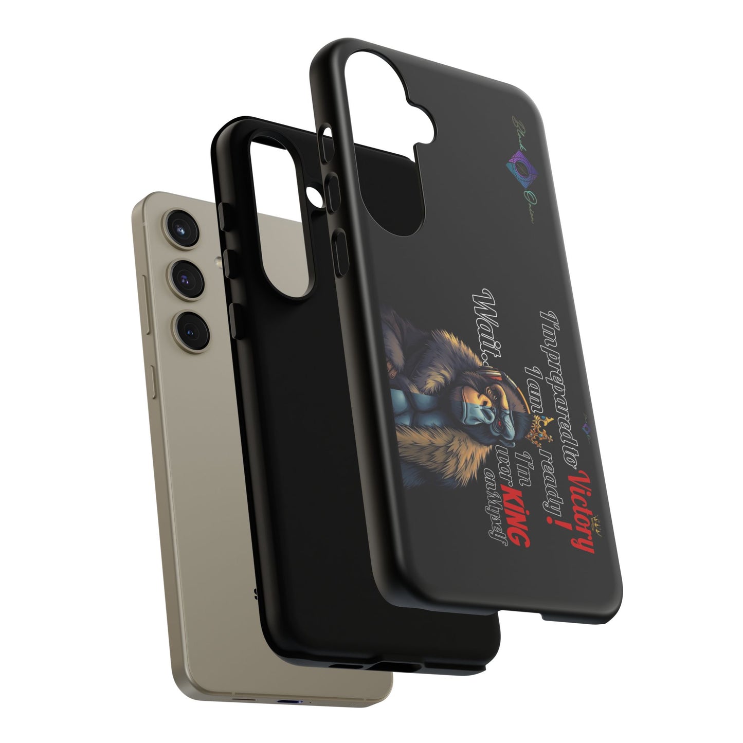 BlackOnion Brand New Phone Case - with Motivational Workout Motif’Victory 👑‘💪🔥🫵