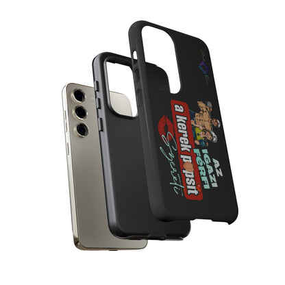 BlackOnion Brand New Phone Case - with Motivational Workout Motif ‘Az igazi férfi ‘💪🔥🫵