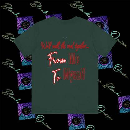BlackOnion 'From Me ,To Myself' T-Shirt with Workout Motif V3💪🔥